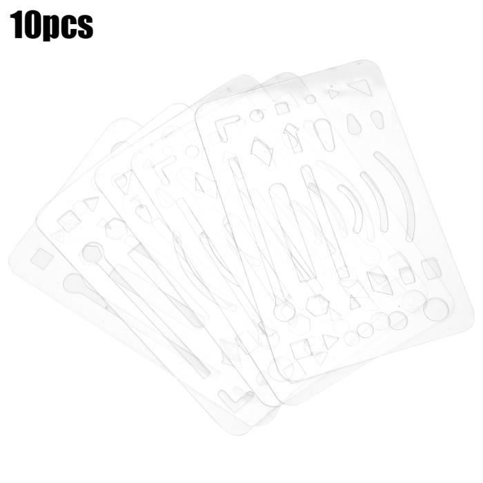 10pcs spirale art set dessin spirograph règle géométrique outil de jeu de 10pcs spirale art set dessin spirograph règle géométrique outil de jeu de