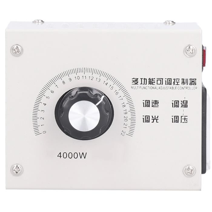 4000W Puissance AC220V Ajuster Contrôle Tension Température Vitesse Luminosité Thyristor SCR AC Régulateur De Tension Électronique
