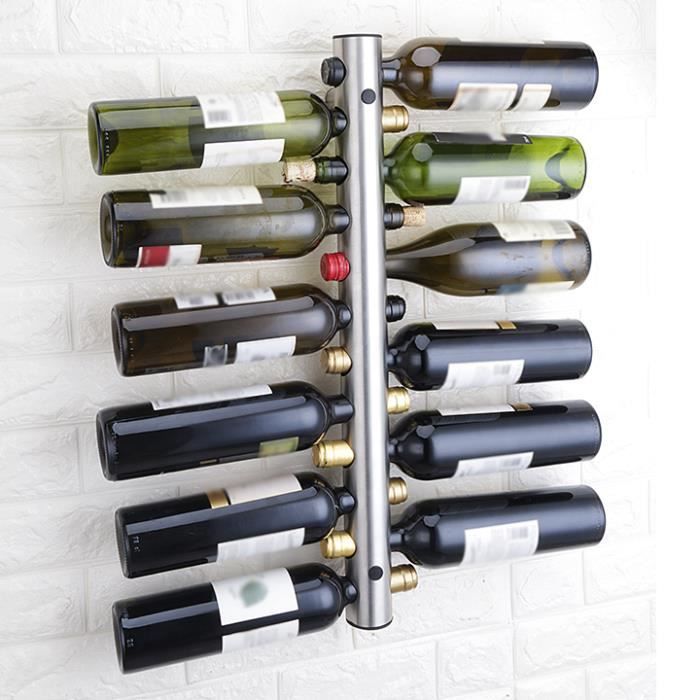 Casiers A Vin 12 Etageres Porte Bouteille Vertical En Acier