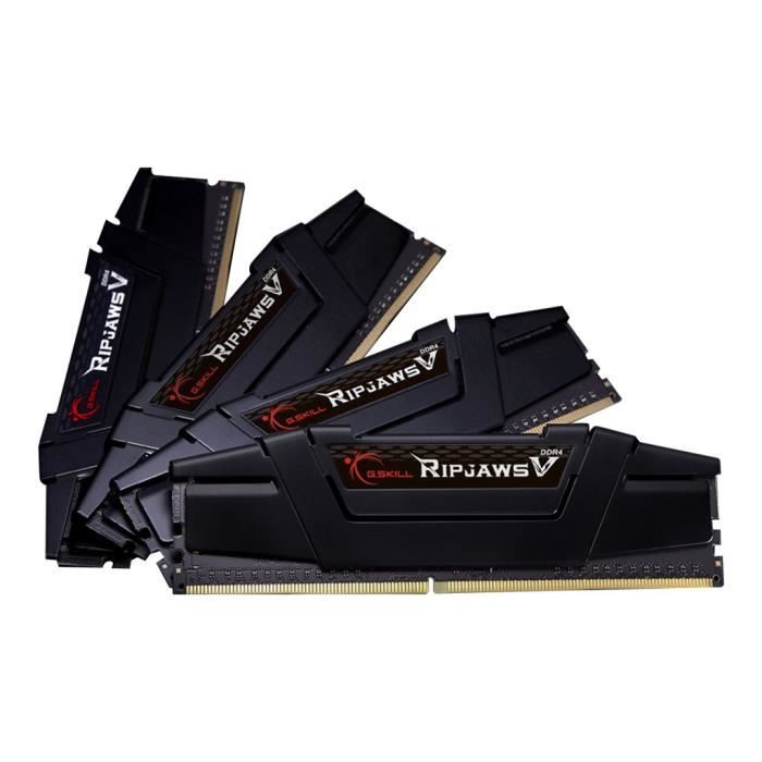 Top achat Memoire PC G.SKILL Mémoire PC Ripjaws 5 - 32 Go PC4-25600/DDR4 3200 Mhz F4-3200C16Q-32GVK pas cher Top achat Memoire PC G.SKILL Mémoire PC Ripjaws 5 - 32 Go PC4-25600/DDR4 3200 Mhz F4-3200C16Q-32GVK pas cher