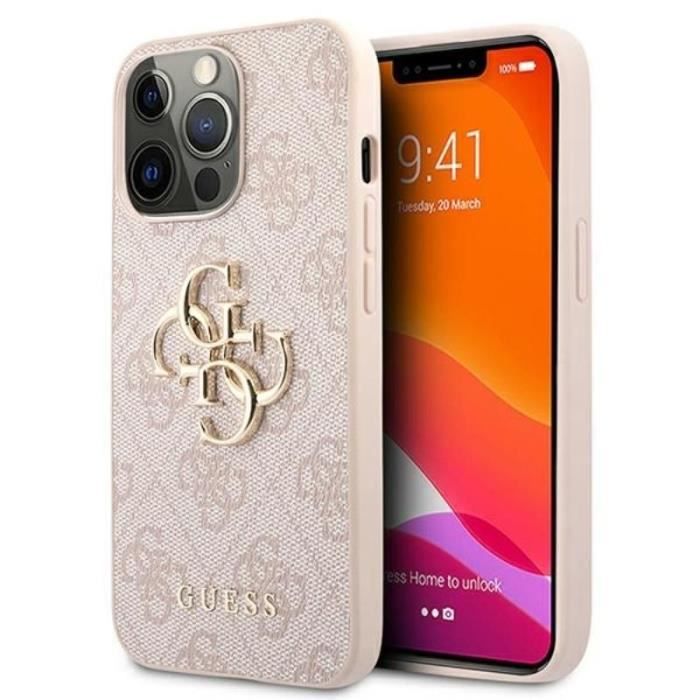 Guess 4G Big Metal Logo Coque pour iPhone 13 Pro 3666339024857 - vue 2