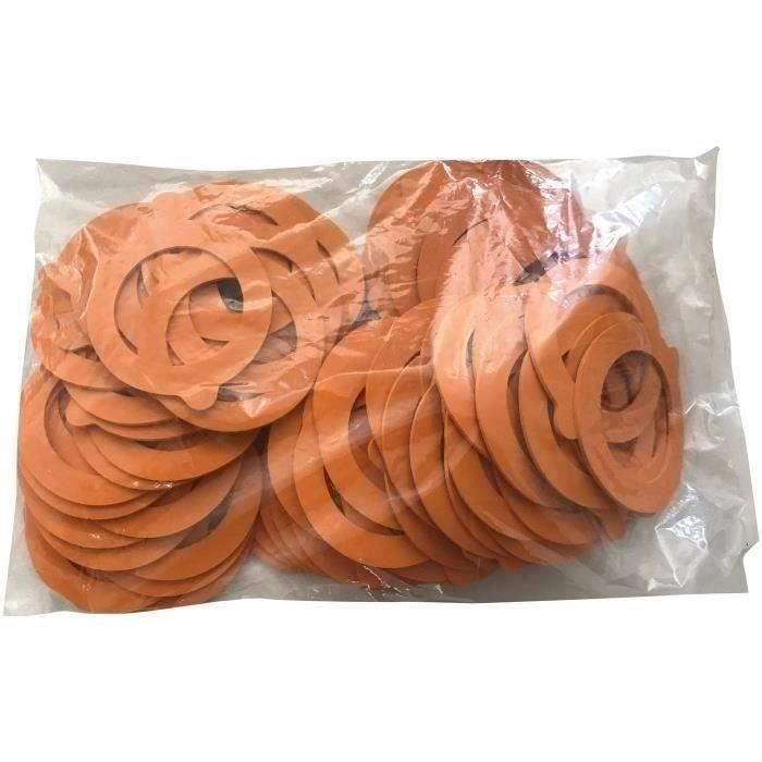 Lot de 100 Rondelles à bocaux Fruits et Légumes - HUTCHINSON - 95 mm - 95 x 65 x 3 mm