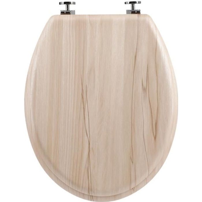 Grande sélection de abattants WC scintillants Abattant WC charnières robustes en bois et de haute qualité Rose scintillant 