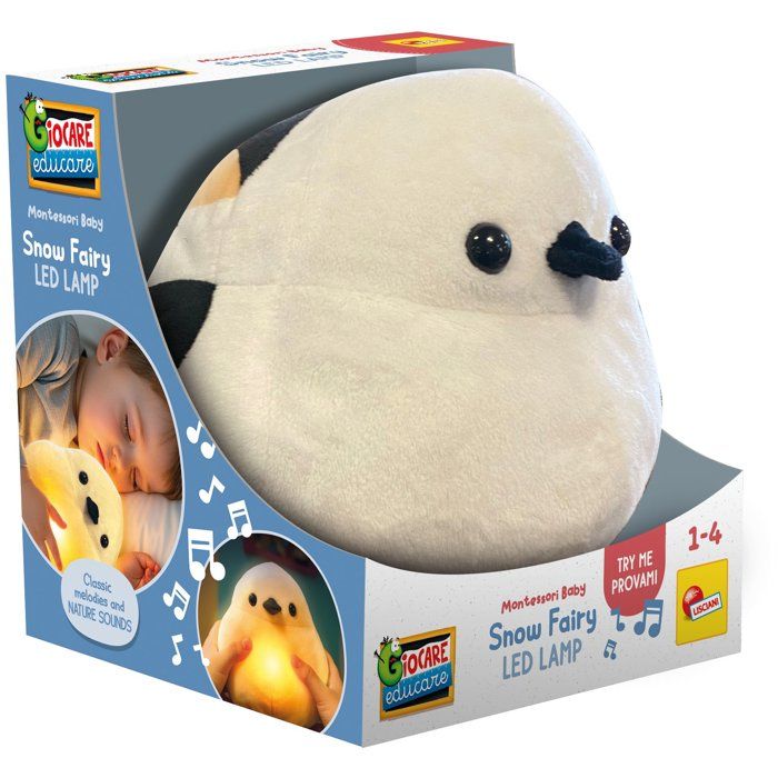 Jouer Apprendre ASMR Lampe LED Fée des Neiges - Veilleuse interactive - LISCIANI - Lumière douce et mélodies Jouer Apprendre ASMR Lampe LED Fée des Neiges - Veilleuse interactive - LISCIANI - Lumière douce et mélodies
