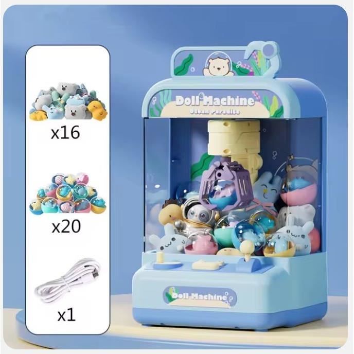 Machine à Pinces Mini Arcade Pour Enfants – Avec Jetons, Lumières, Musique, Alimentation USB/piles, Pour Fêtes Et Cadeaux