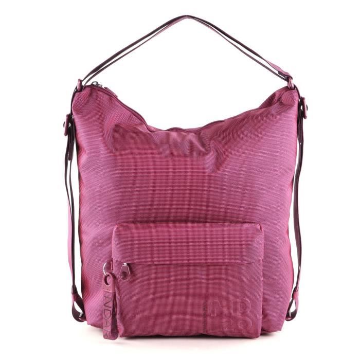 Sac MANDARINA DUCK MD20 Convertible : Sac à Dos / Hobo – Couleur Corail (neuf)