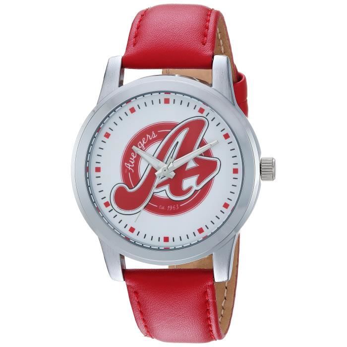Marvel Avengers' Quartz Metal Casual Watch, Color:red (model: Wma000215)  MHJVQ - Cdiscount Bijouterie