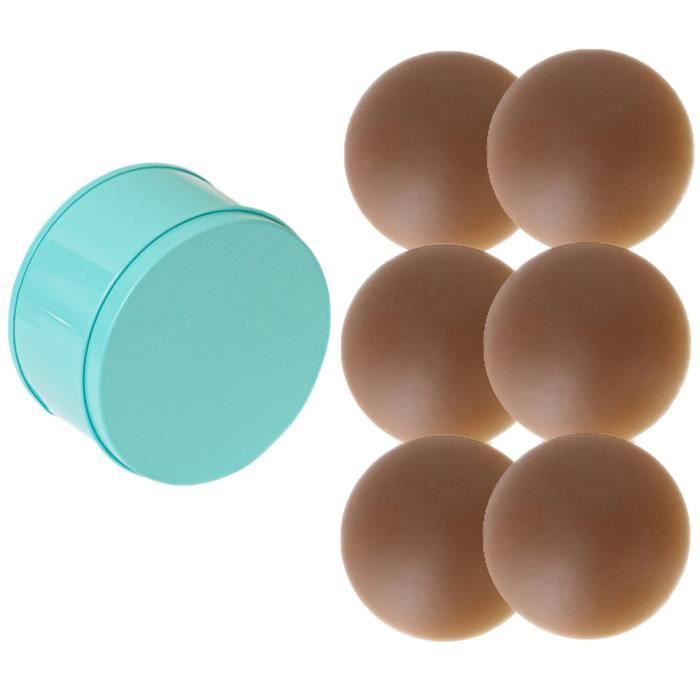 Inserts Soutien-gorge TopBine - Coussinets Silicone Autocollants Noirs Et Beiges Pour Gainage Naturel