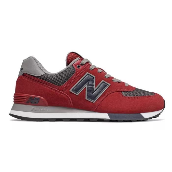 baskets new balance 574 rouge