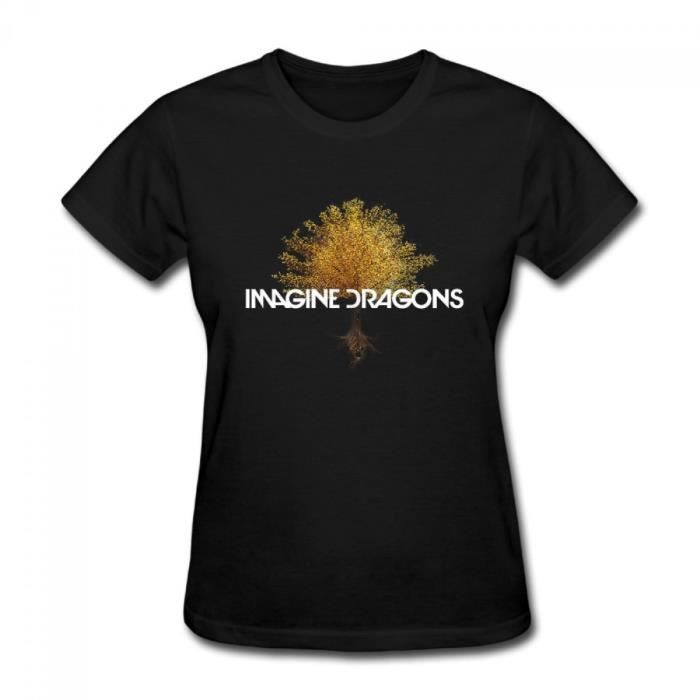 t shirt imagine dragons femme