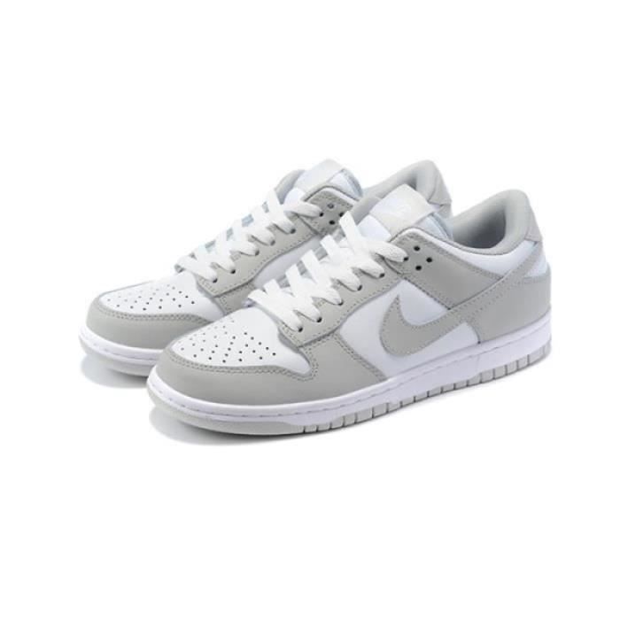 Baskets NIKE SB Dunk Low femme-blanc gris clair Gris - Cdiscount  Prêt-à-Porter