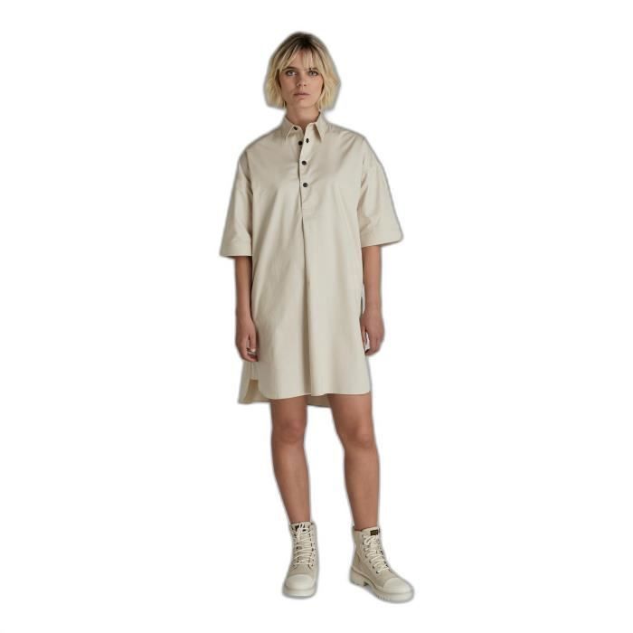 Robe Femme G-Star Taille S En Coton Noir - Mi-manches - Occasion Très Bon état