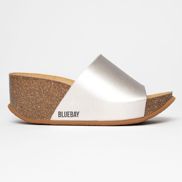 sandales bluebay nano argent - femme - synthétique