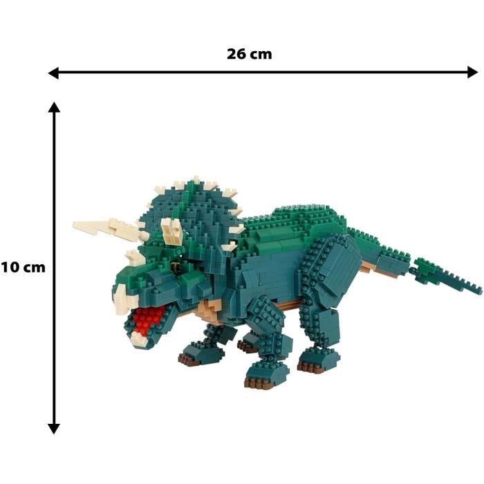 Figurine en briques BANDAI NANOBLOCK Triceratops Deluxe 930 pcs