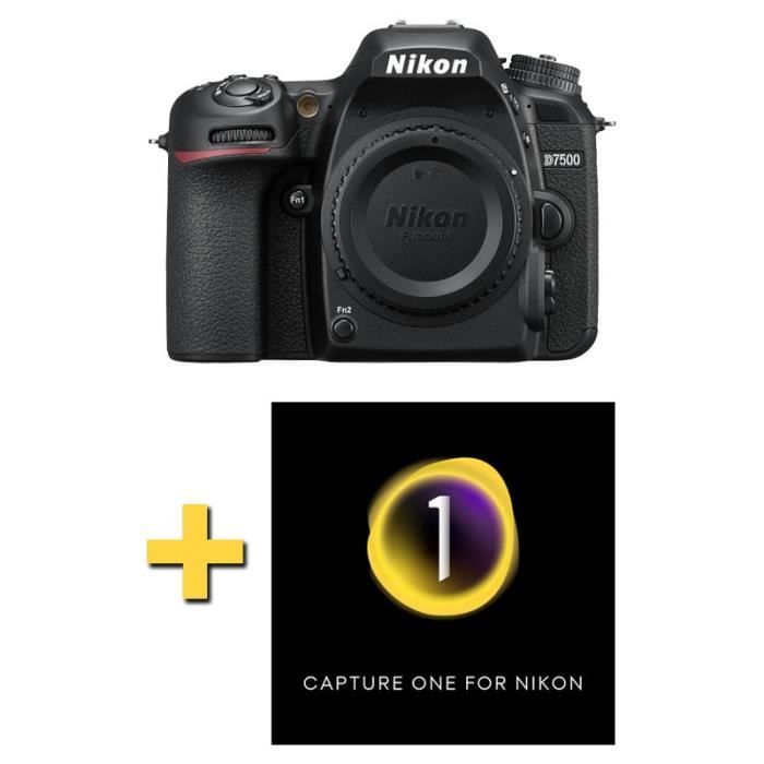 NIKON D7500 Nu Garanti 3 ans + Logiciel Capture One 21 Nikon