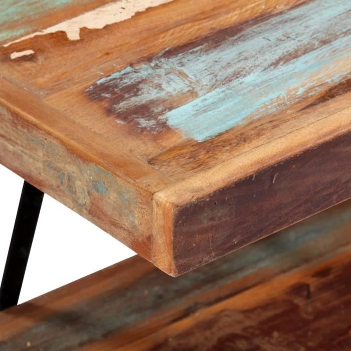 LVL - MEUBLE DE SEJOUR - Meuble TV 160x40x50 cm Bois de récupération massif(8167)