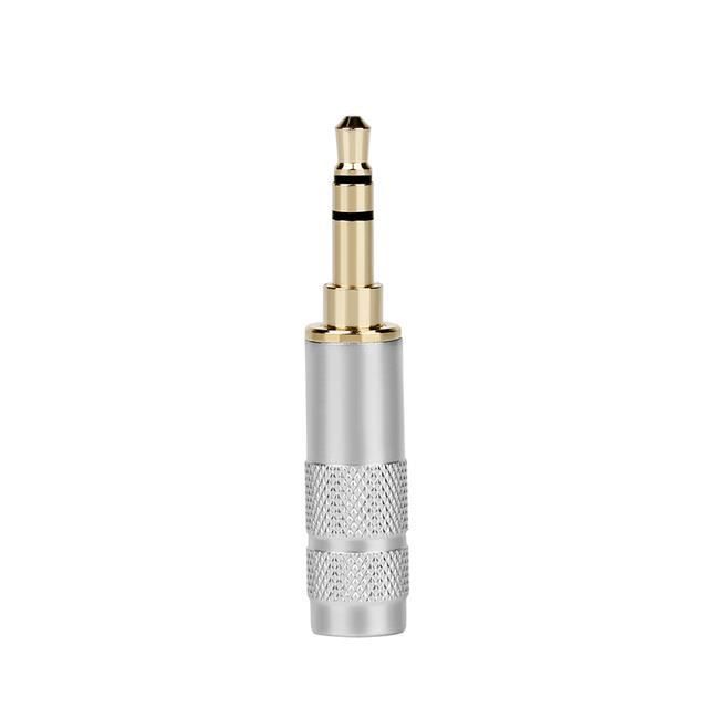2 Adaptateurs Audio Jack 6.35mm Mâle Vers 3.5mm Femelle - AUELEK - Plaqué Or Pour Piano, Ampli