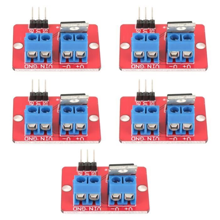 Modulo Driver MOSFET 10 Pezzi | 0-24V, 3.3V/5V | Per Arduino E MCU | Corrente 5A | Con Dissipatore Di Calore - Foto 6