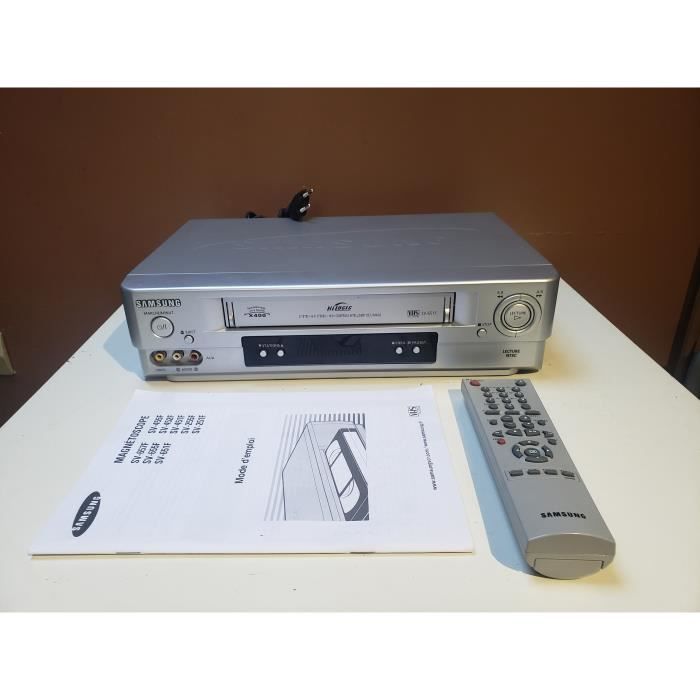 MAGNETOSCOPE SAMSUNG SV-651F 6 TETES HiFi Stereo Lecteur ENREGISTREUR K7 Cassette Video VHS VCR + TELECOMMANDE