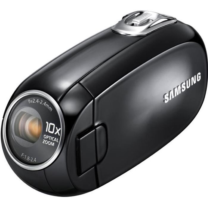 Samsung SMX-C20 Caméscope Full HD progressif 1080p - Zoom optique 8x - Ecran LCD 6,85 cm (2,7") Noir (Import Allemagne)