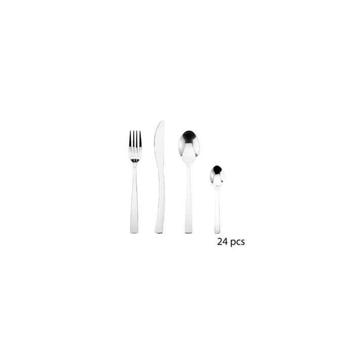 Ménagère 24 pièces Olympe - Inox