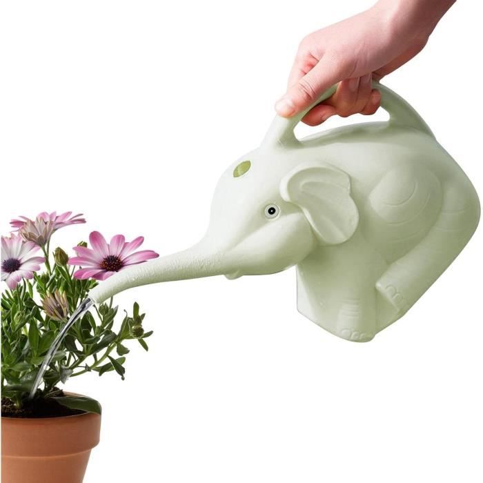 Arrosoir Éléphant 2L LOVIVER - Bec Long Anti-Éclaboussures - Pour Enfants Et Plantes D'Intérieur