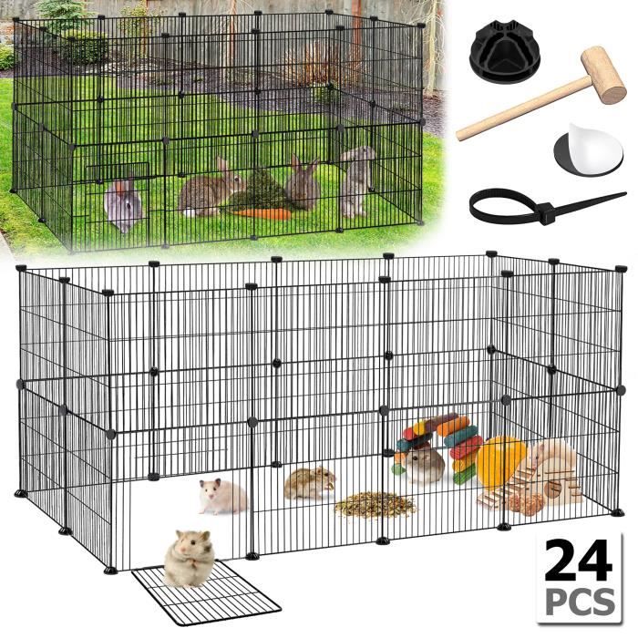 Comparer les prix de Enclos extérieur lapin chiot courir petits animaux enclos extérieur cage cage pour animaux de compagnie SUUSOLNY