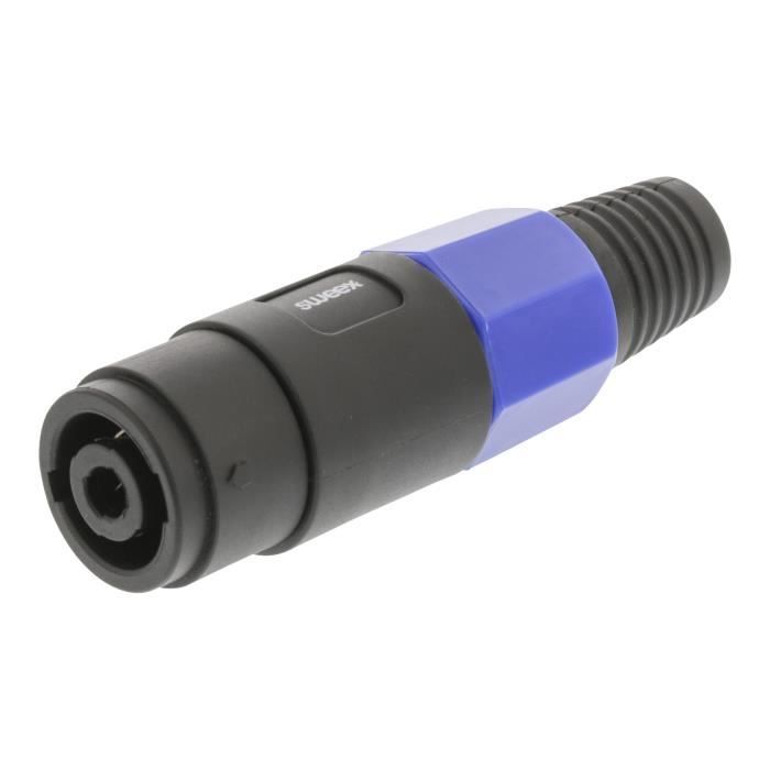 Sweex Connecteur pour hautparleur audio 4 broches droit noirSWOP16901B Cdiscount TV Son Photo