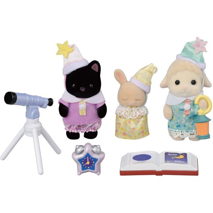 Sylvanian Family : Le trio des bébés pyjama party Epoch d'enfance - vue 2