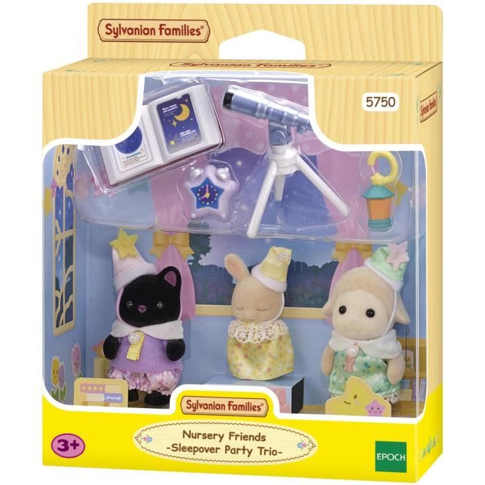 Sylvanian Family : Le trio des bébés pyjama party Epoch d'enfance