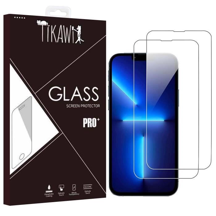 Tikawi x2 Verre trempé 9H Iphone 13 Pro Max (6.7) Protection