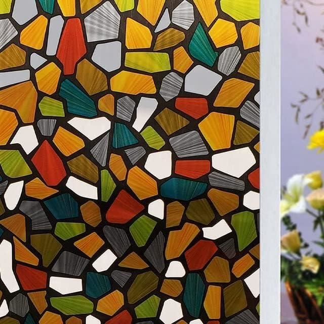 2-4M Fleur Fenêtre Film Vinyle Opaque Verre Film Protection De La Vie Privée Verre 3D