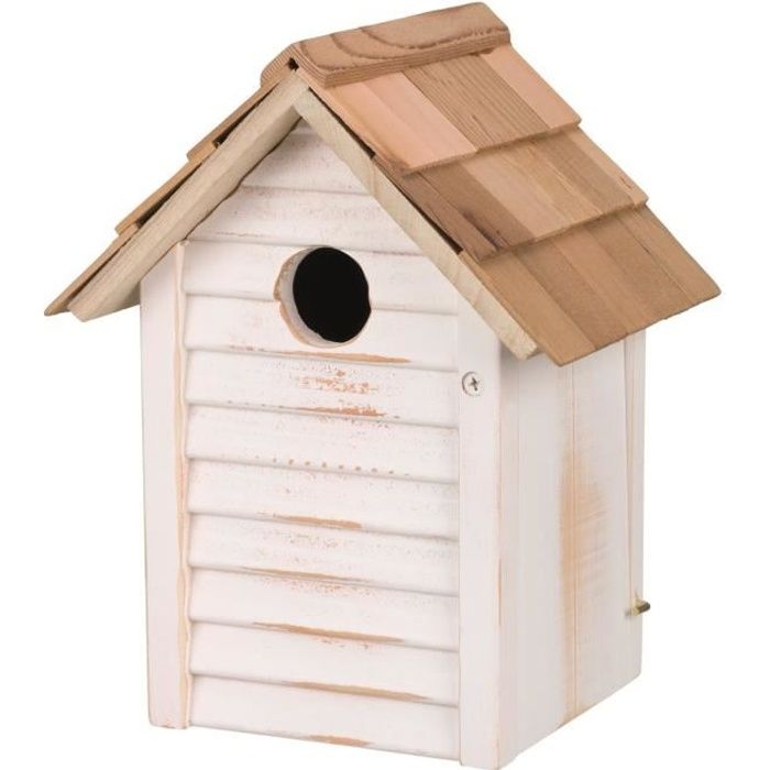 Trixie Nichoir 18 par 24 par 15 cm en bois pour petites mésanges oiseaux