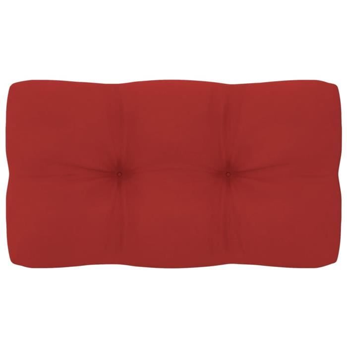 Haute Qualité - Coussin de canapé palette Rouge 70x40x10 cm(POIDS:1.1)|6751