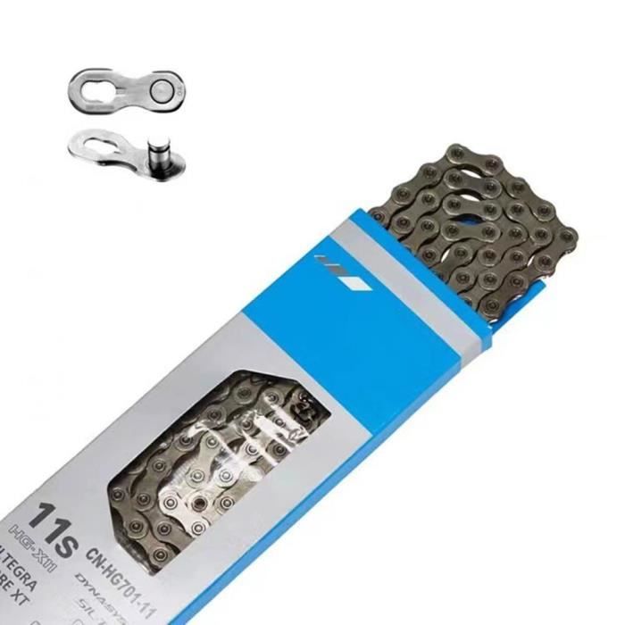Chaîne de VTT HG701 11 vitesses - YOSOO - Blanc - Acier au carbone
