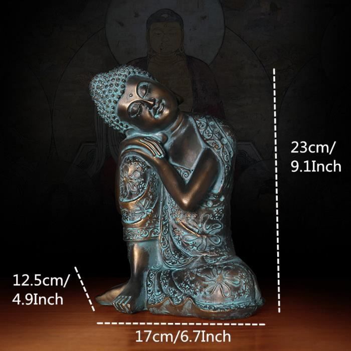 Lot De 4 Mini Statues De Bouddha - 3.2 X 4.2 Cm - Décoration Zen Pour Bureau, étagère Ou Voiture