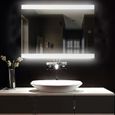 (70*50cm) Miroir LED Salle de Bain * Miroir avec éclairage * LAIZERE!@-1