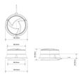 Mini Gyrophare Base Magnétique 36 LED Prise Allume-Cigare 12-24V 7 Fonctions-1