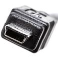 G-Shield 50cm Câble Mini USB 2.0 A Mâle vers Mini B Data Sync Chargeur et Données pour Caméras Disques Durs Externe 0,5 Mètre Noir-1