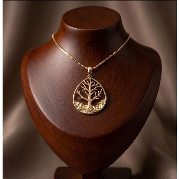 Collier Sautoir Femme Avec Pendentif Goutte - Neuf Avec étiquettes - Style élégant Et Minimaliste