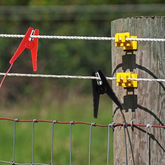 VINGVO Clôture électrique pour animaux Contrôleur d'alarme de clôture