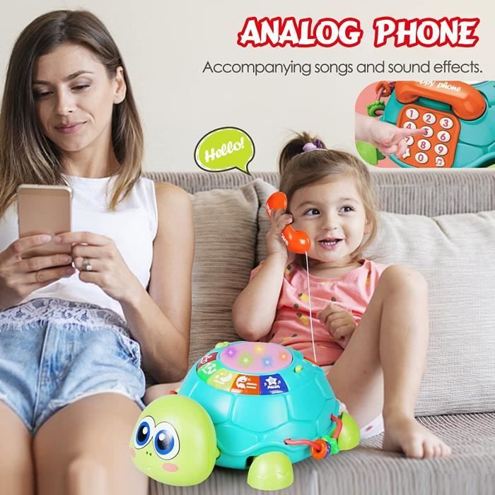 Jouet Enfant 1 an Fille Garçon Rampant Jouets Bebe 1 An Tortue Musicale avec Chansons Lumières Jeux Bebe 6 9 12 18 Mois Jouet Enfant 1 an Fille Garçon Rampant Jouets Bebe 1 An Tortue Musicale avec Chansons Lumières Jeux Bebe 6 9 12 18 Mois