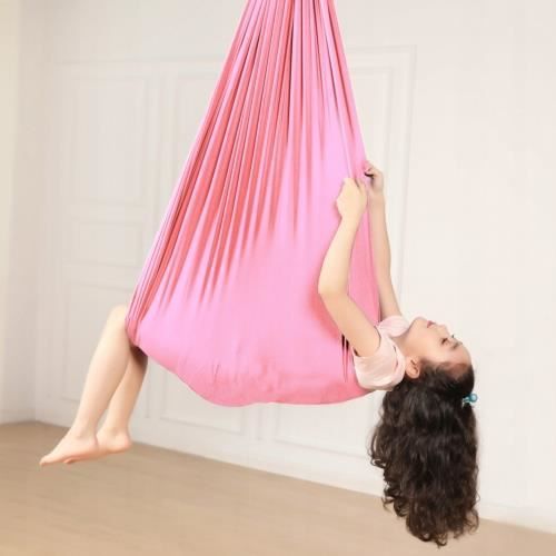 Ensemble Hamac De Yoga Aérien - Balançoire Nid 280x150cm, Capacité 200kg - Matériel Complet
