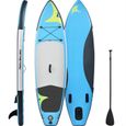 Stand up paddle,Planche à pagaie adulte, SUP gonflable, Planche de surf avec accessoires, 305cm x 76cm x 12.7cm-2