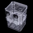 Mini Boîte de l'isolement Aquarium de reproduction des poissons Machins l'incubateur l'isolement d'acrylique-2