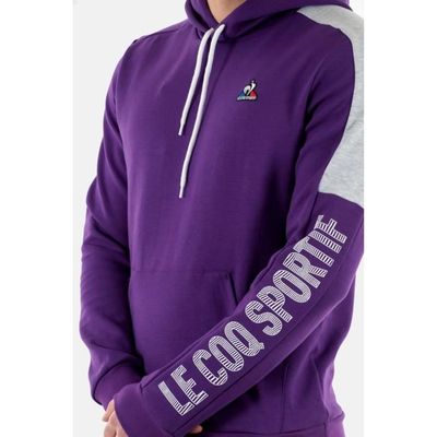 Sweat Le Coq Sportif Saison 2 Hoody N 1 Homme Violet Manches Longues Violet Cdiscount Pret a Porter