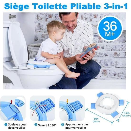 Pot Ergonomique Enfant Bisoo Pot Bébé Toilette Magique - Autocollant Thermique Et Stickers - Apprentissage Propreté Sans Stress - Sans BPA (Bleu) Pot Bebe Pot Ergonomique Enfant Bisoo Pot Bébé Toilette Magique - Autocollant Thermique Et Stickers - Apprentissage Propreté Sans Stress - Sans BPA (Bleu) Pot Bebe
