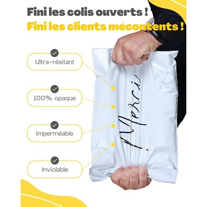 60 Emballage Colis Vinted - 100% OPAQUE/ULTRA-RÉSISTANT