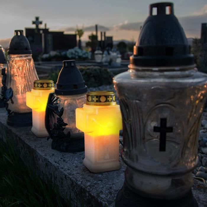 Lanternes funéraires tombales et lumières funéraires