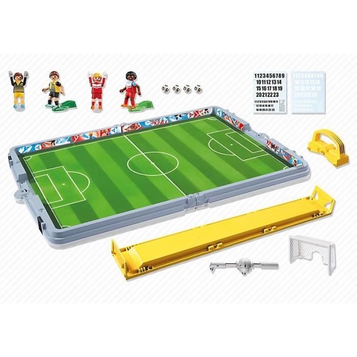 Playmobil Sports et Action 70244 Grand terrain de football transportable -  Playmobil - Achat & prix
